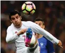  ?? FOTO: FRANCK FIFE / AFP / LEHTIKUVA ?? EFFEKTIV ANFALLARE. Álvaro Morata har represente­rat det spanska landslaget 21 gånger och nätat nio mål.