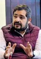  ?? ÉDGAR CAMACHO ?? Mauricio Hernández, delegado del gobierno federal en la entidad /