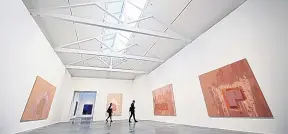  ?? EPA ?? Damien Hurst’s beautiful Newport Street Gallery opened with a John Hoyland exhibition