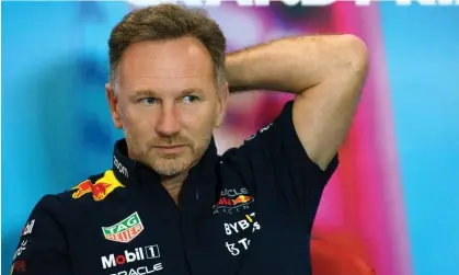  ?? Photograph: Greg Nash/EPA ?? Christian Horner is entering his 20th season with Red Bull Racing but is under investigat­ion following a complaint by a member of staff.
