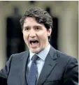  ??  ?? Prime Minister Justin Trudeau