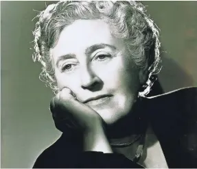  ?? NATIONAL PORTRAIT GALLERY, LONDON ?? Agatha Christie, queen of the mystery, in 1949.