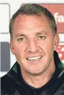  ??  ?? Brendan Rodgers: led the Hoops to an unbeaten domestic treble in his first year in the role at Parkhead.