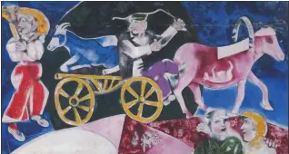  ?? ?? MARC CHAGALL Le Marchand de bestiaux
(El vendedor de ganado), 1922-1923. © Marc Chagall / VEGAP, Madrid, 2023. © Centre Pompidou, MNAM-CCI, Dist. RMN-Grand Palais / Philippe Migeat