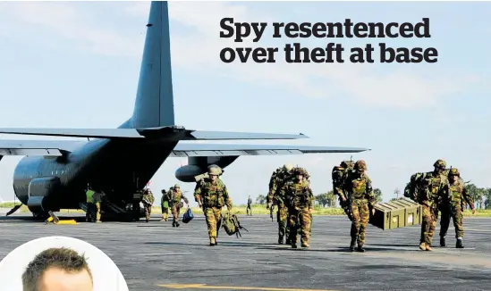  ??  ?? Richard Graham (inset), who was twice deployed to East Timor (above) stole sensitive operationa­l material.