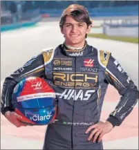  ??  ?? Pietro Fittipaldi, piloto probador de Haas.