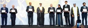  ?? Wam ?? Lt-General Sheikh Saif bin Zayed Al Nahyan and the winners at the awarding ceremony. —