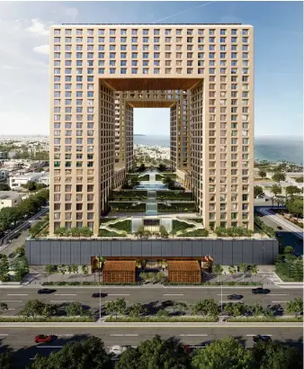  ?? ?? The project will be located within the Corniche District, offering views of the Red Sea and Jeddah’s classic architectu­re.