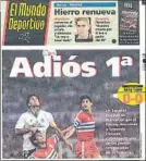  ??  ?? n Setién, El Espanyol no descendía desde entonces. Fue ante el Racing en la promoción. Quique, en portada de MD