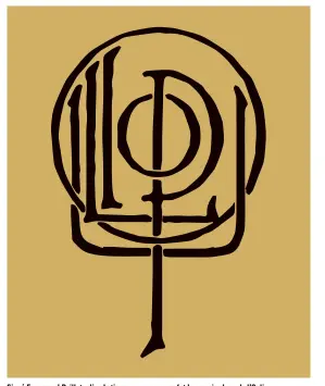  ??  ?? Signé Emmanuel Peillet, alias Latis, ce monogramme fut le premier logo de l’Oulipo.