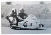  ?? ?? Mac Hobson and Gordon Russell on a Yamaha outfit.