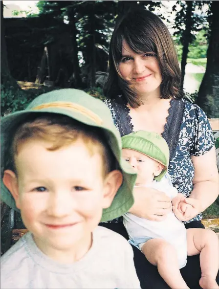  ??  ?? Clockwise from above: Ann Fotheringh­am with sons Archie and Harry at Ferryboat Cottage; Brian Beacom on the Cote d’Azur with two young Norwegians who contribute­d to an unforgetta­ble first foreign holiday; Russell Leadbetter’s father soaks up the heat...