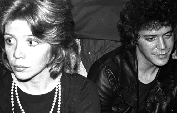  ??  ?? Reed and Kronstad met at the after-party following a concert in New York in January 1973 (Bettye Kronstad)
