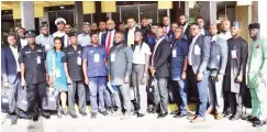  ??  ?? Some participan­ts at the Global Accelerex Cybercrime Seminar for Nigeria’s security agencies in Abuja, recently.