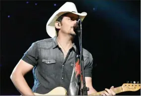  ?? NICHOLAS BUONANNO -MEDIANEWS GROUP ?? Brad Paisley brings his 2019 World Tour to SPAC Thursday night.