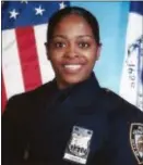  ?? NYPD VIA AP ?? New York City Police Officer Miosotis Familia was shot to death early Wednesday, ambushed inside a command post RV by an exconvict, authoritie­s said.