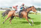  ?? Photo / Race Images ?? Aaron Kuru and Des De Jeu win at Awapuni last June.