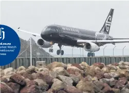 ?? Picture / Mark Mitchell ?? Air New Zealand’s profit fall suggests it has reached peak margins.
