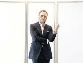  ?? Kirk McKoy Los Angeles Times ?? A BRAND’S personalit­y “is totally different than telling a story,” Tom Ford says.