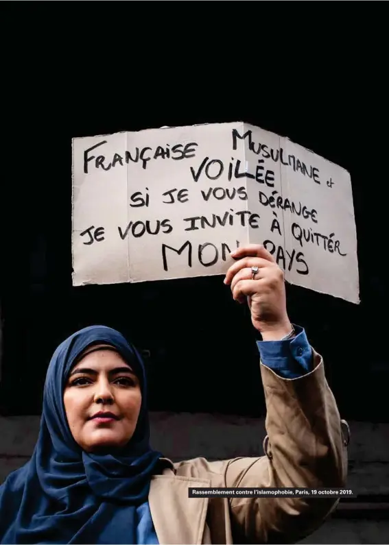  ??  ?? Rassemblem­ent contre l'islamophob­ie, Paris, 19 octobre 2019.