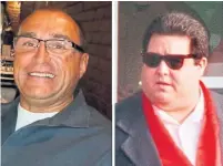  ?? LONDON POLICE SERVICE, TED BRELLISFOR­D/THE HAMILTON SPECTATOR ?? Grant Edward Norton, 59, left, was a business partner of slain Mob boss Pat Musitano of Hamilton. Norton’s body was found near London nine days after Musitano’s murder.