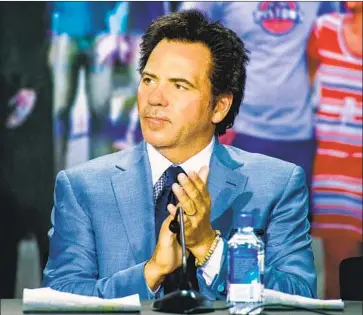  ?? Brian Kramer ?? TOM GORES, who owns the NBA’s Detroit Pistons, told The Times last fall that he was personally committed to overseeing the reform of prison telecom Securus Technologi­es and offered to meet with activists.