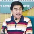  ?? (PIO photo) ?? After Bacolod City Mayor Evelio Leonardia issued an executive order allowing vendors to set up at the Bacolod Public Plaza, he clarified vendors are not permitted to sell along city sidewalks.