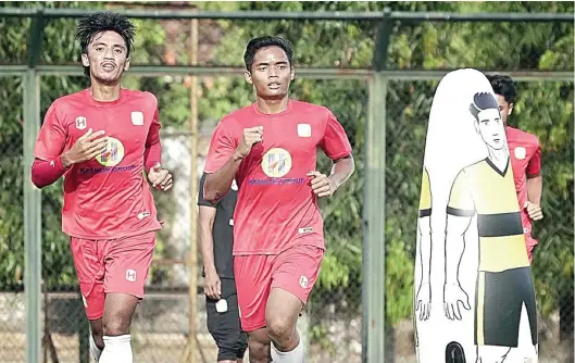  ?? INSTAGRAM ?? MENANTI KEPASTIAN: Skuad Barito Putera boyongan ke Jogjakarta sejak 2 September lalu. Mereka menuntut federasi dan LIB memberikan kepastian lanjutan kompetisi.