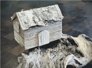  ?? ?? Yorkshire barn sculpture by Mike Nowill