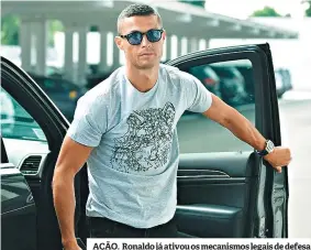  ??  ?? AÇÃO. Ronaldo já ativou os mecanismos legais de defesa