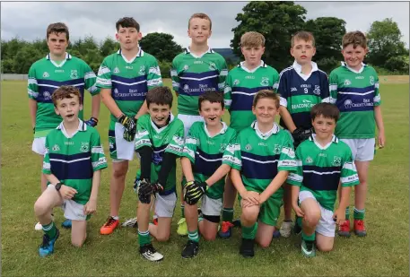  ??  ?? The Bray Emmets team who grabbed a late draw with St Mary’s in a competitiv­e clash with St Mary’s in Ballinakil­l.