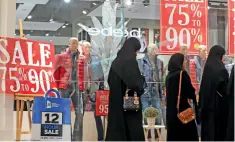  ??  ?? The Gulf region’s booming regional online shopping market is expected to grow by more than a third to reach a gross value of $30 billion this year.
