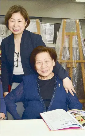  ??  ?? SMIC vice chair Tessie Sy-Coson and her mother Felicidad Tan Sy: They built the Sunshine Place to help seniors express their passions and find a renewed purpose in life.