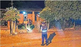  ?? (POLICÍA DE MISIONES) ?? Puerto Libertad. La vivienda donde ocurrió el hecho.