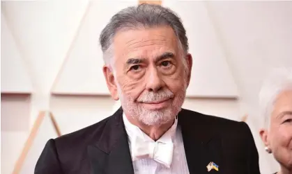  ?? Photograph: Jordan Strauss/Invision/AP ?? Francis Ford Coppola pictured at the 2022 Oscars in Los Angeles. His self-financed epic Megalopoli­s will finally debut at Cannes film festival in May.