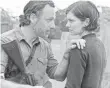  ?? AMC ?? Rick (Andrew Lincoln) and Maggie (Lauren Cohan) join forces.