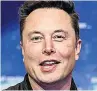  ??  ?? SHARE BOOST Elon Musk