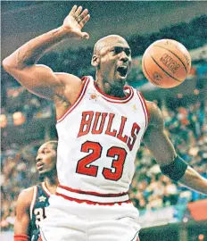  ??  ?? Grand slam: Michael Jordan helped turn the Chicago Bulls into world-beaters