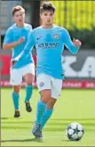  ??  ?? Brahim, con el Juvenil del City.