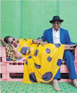 ?? HASSAN HAJJAJ / NUITS D’AFRIQUE ?? Grammy-nominated Malian duo Amadou et Mariam headline Metropolis on Thursday, July 13.