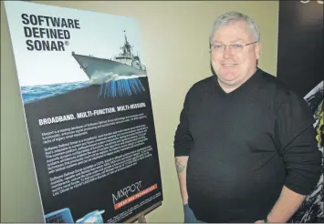  ?? — Telegram file photo ?? Karl Kenny at Marport’s offices on Harbour Drive in St. John’s. Marport Canada, cofounded by Kenny in 2003, and related companies have been sued by the Atlantic Canada Opportunit­ies Agency for repayment of $2.3 million in loans between 2008 and 2011.