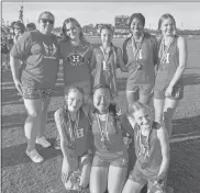  ?? Scott Herpst ?? Down nearly 20 points after the first day of the meet, the Heritage Lady Generals rallied this past Thursday to win the NGAC girls’ track and field title by just 5.5 points.