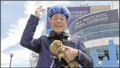  ?? CONTRIBUTE­D BY CBS ?? Stephen Colbert attempted the same comic quest at the DNC as he did at the GOP’s convention.