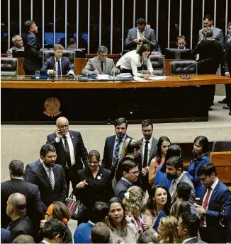  ?? Luis Macedo/Divulgação Câmara ?? Plenário da Câmara dos Deputados nesta quinta-feira (21)