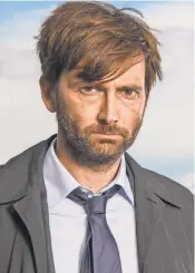  ?? PATRICK REDMOND ?? David Tennant says of the end of Broadchurc­h: “It’s a small town in the west of England. If terrible events kept happening there, we’d be stretching plausibili­ty.”