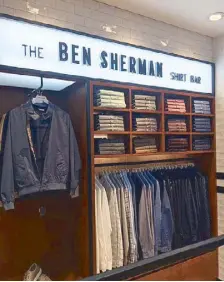  ??  ?? The Ben Sherman store in TriNoma