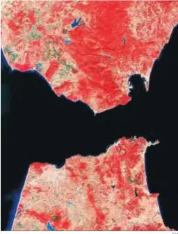  ?? ESA ?? El Estrecho de Gibraltar en la imagen de la misión Sentinel-2.