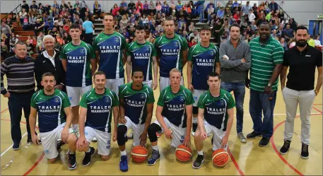  ?? Photo by Domnick Walsh ?? The Garveys Tralee Warriors squad that took place in a pre-season tournament at the Tralee Sports Complex in preparatio­n of the new Superleagu­e season, which starts this weekend with a trip to Cork to face UCC Demons.