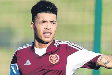  ??  ?? New signing Callum Tapping, pictured during his Hearts days, could provide spark for Brechin.