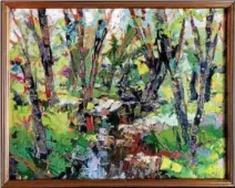  ??  ?? Area artist Cynthia Rosen’s painting won first prize in WAC’s recent Plein Air competitio­n.